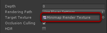 camera assign render texture minimap
